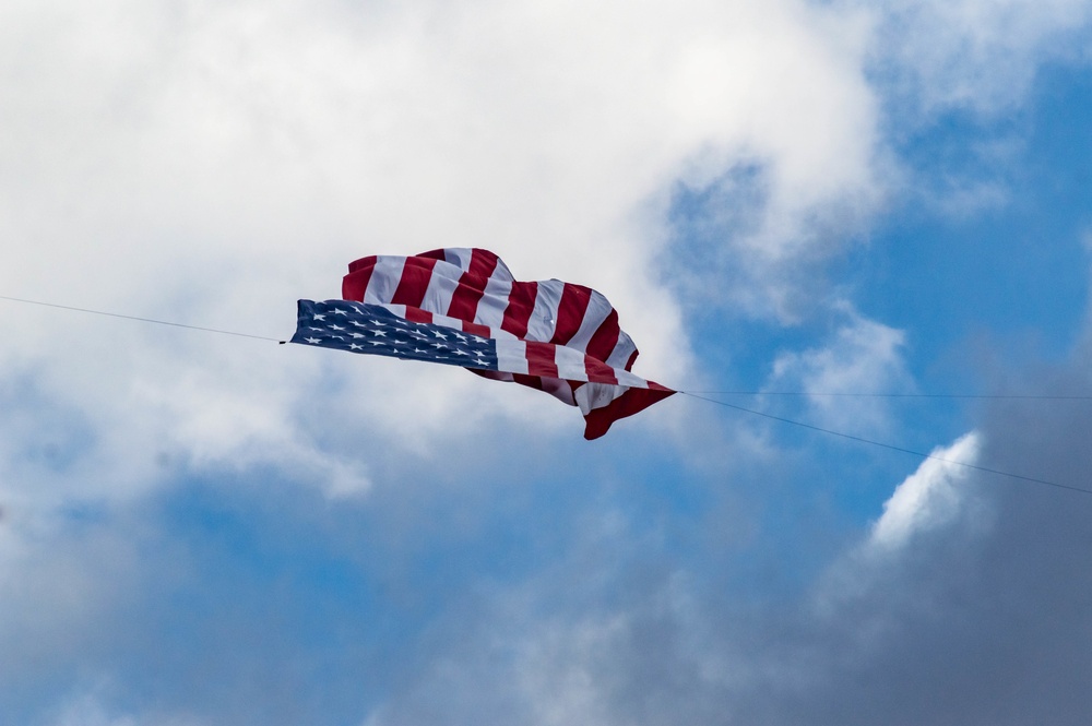 Flags fly for Veterans Day