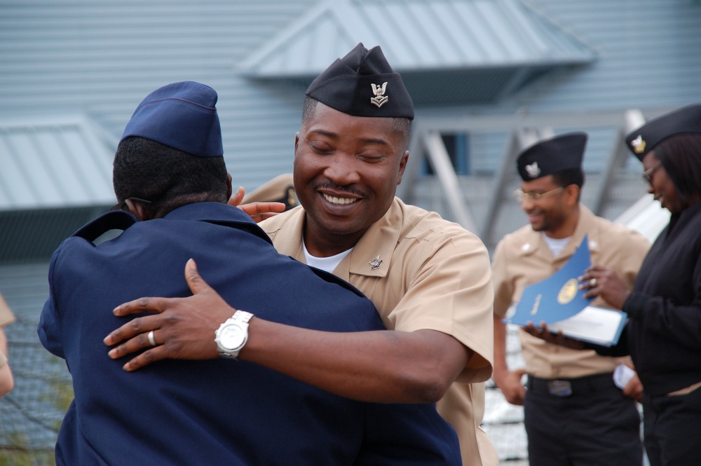 Naval Museum hosts a re-enlistment ceremony