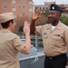 Naval Museum hosts a re-enlistment ceremony