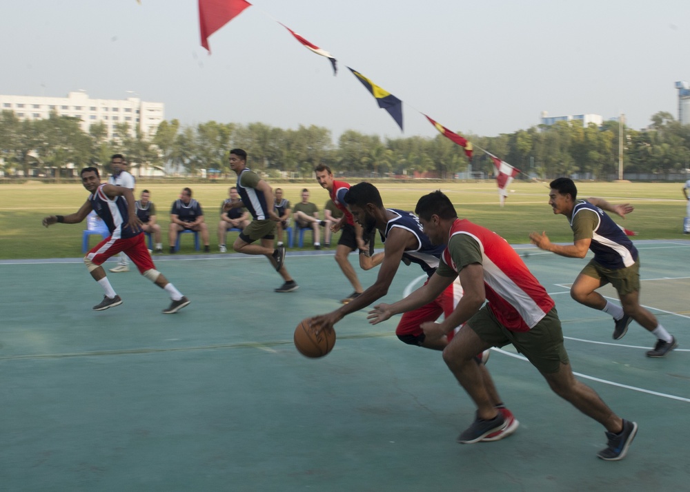 U.S. Navy and Marines Participate in Sports Day during CARAT Bangladesh 2018