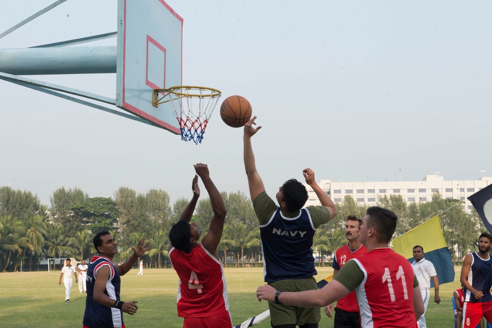 U.S. Navy and Marines Participate in Sports Day during CARAT Bangladesh 2018