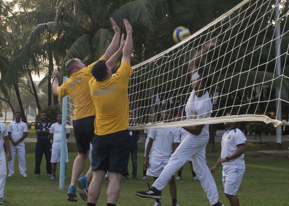 U.S. Navy and Marines Participate in Sports Day during CARAT Bangladesh 2018