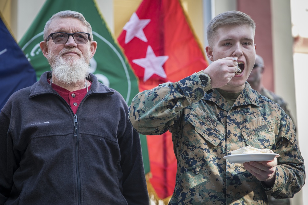 Marine Corps Birthday [Passing of the cake]