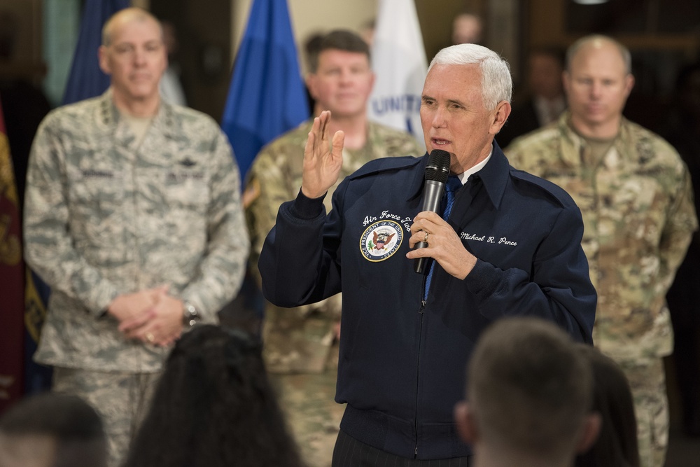 Vice President visits JBER for Veterans Day