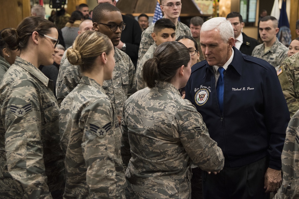 Vice President visits JBER for Veterans Day