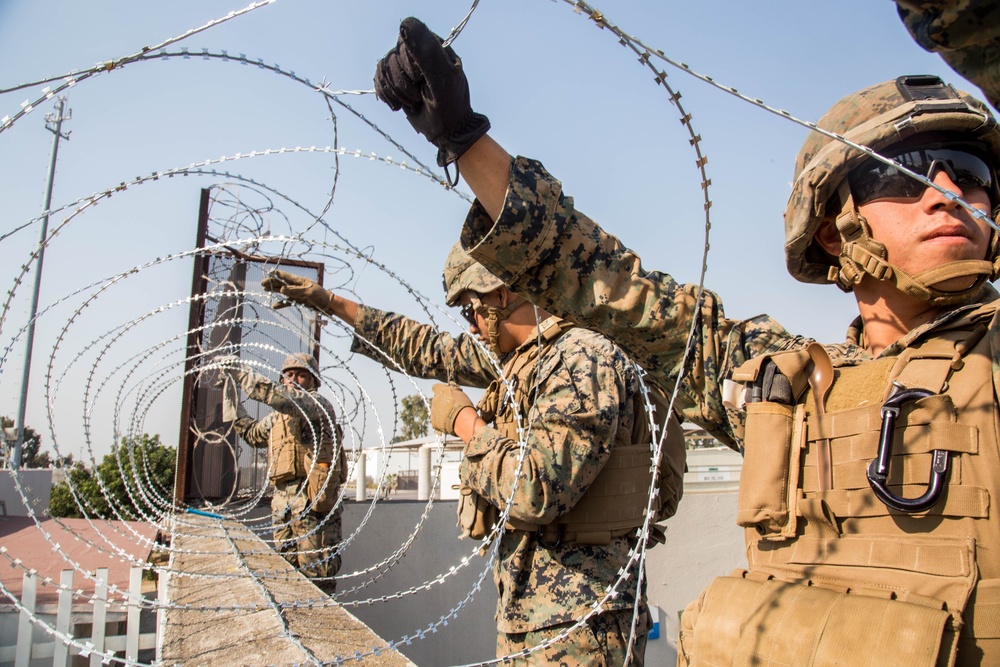 U.S. Marines Strengthen the California-Mexico Border at the Otay Mesa Port of Entry