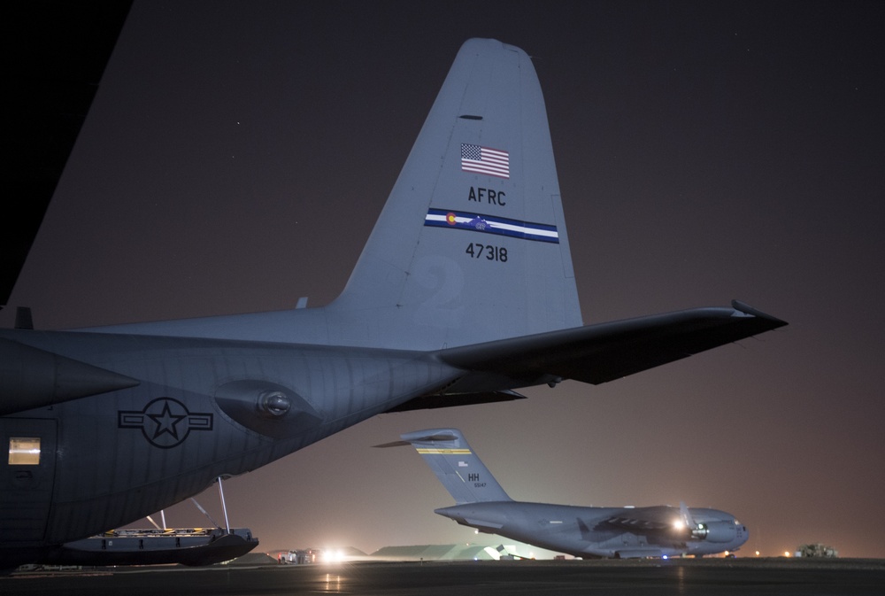 746th EAS performs airdrop operations during Operation Inherent Resolve