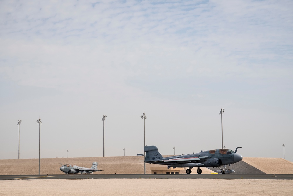 Marine EA-6B Prowlers Last Departure