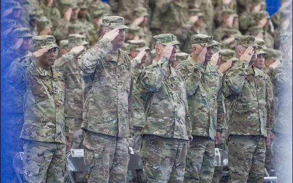Lt. Gen. Michael X. Garrett attends Task Force Spartan Transfer of Authority