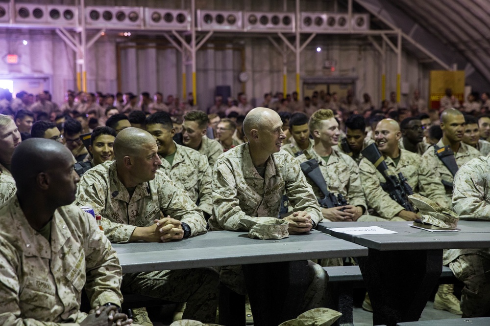 243rd Marine Corps Birthday cake cutting ceremony ITX 1-19