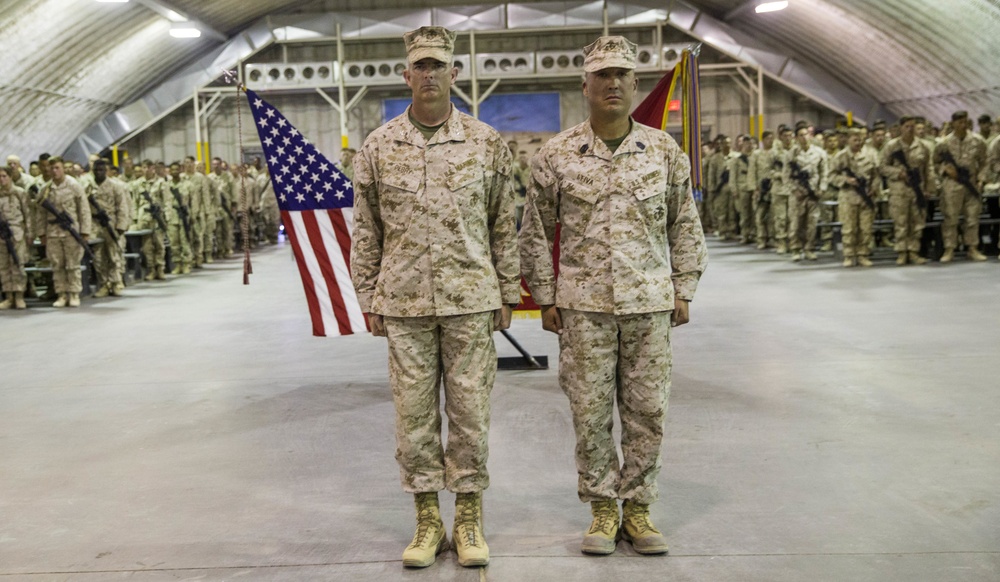 243rd Marine Corps Birthday cake cutting ceremony ITX 1-19