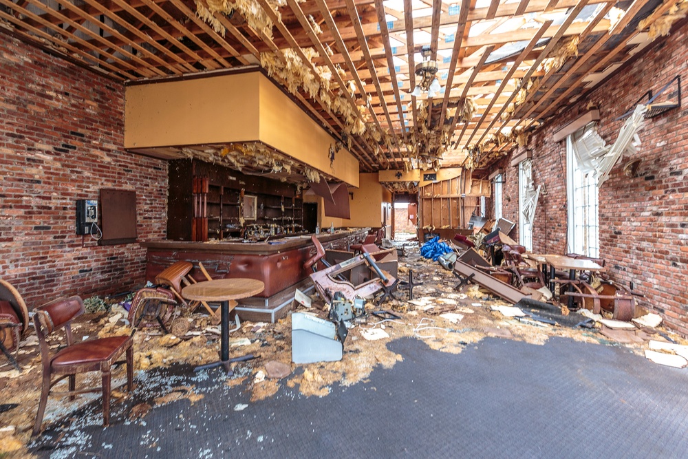 Historic Building Damaged