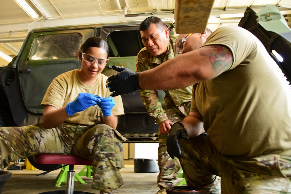 Hawaii Army National Guard's TASMG train in Connecticut