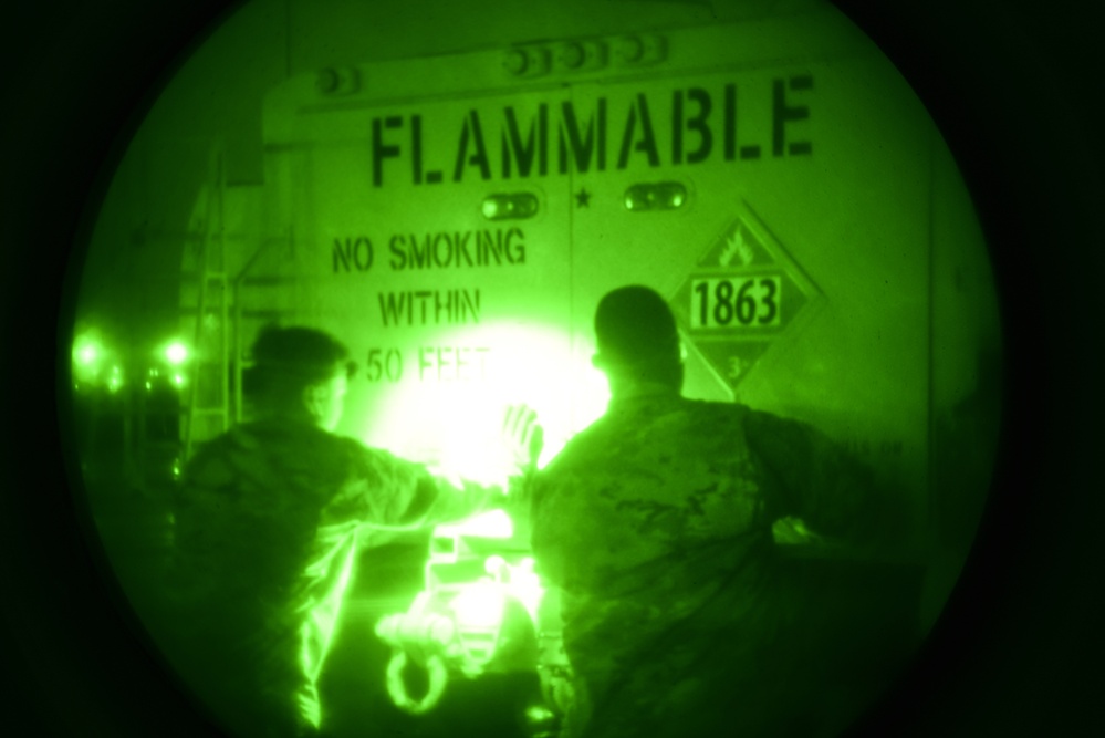 Hawaii Army National Guard's TASMG train in Connecticut