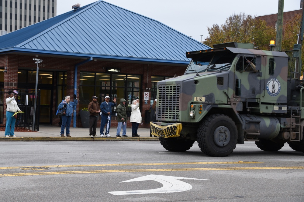 South Carolina National Guard participates in Columbia's 40th Annual Veterans Day Parade