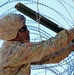 87th Sapper Company install c-wire in Arizona to support CBP