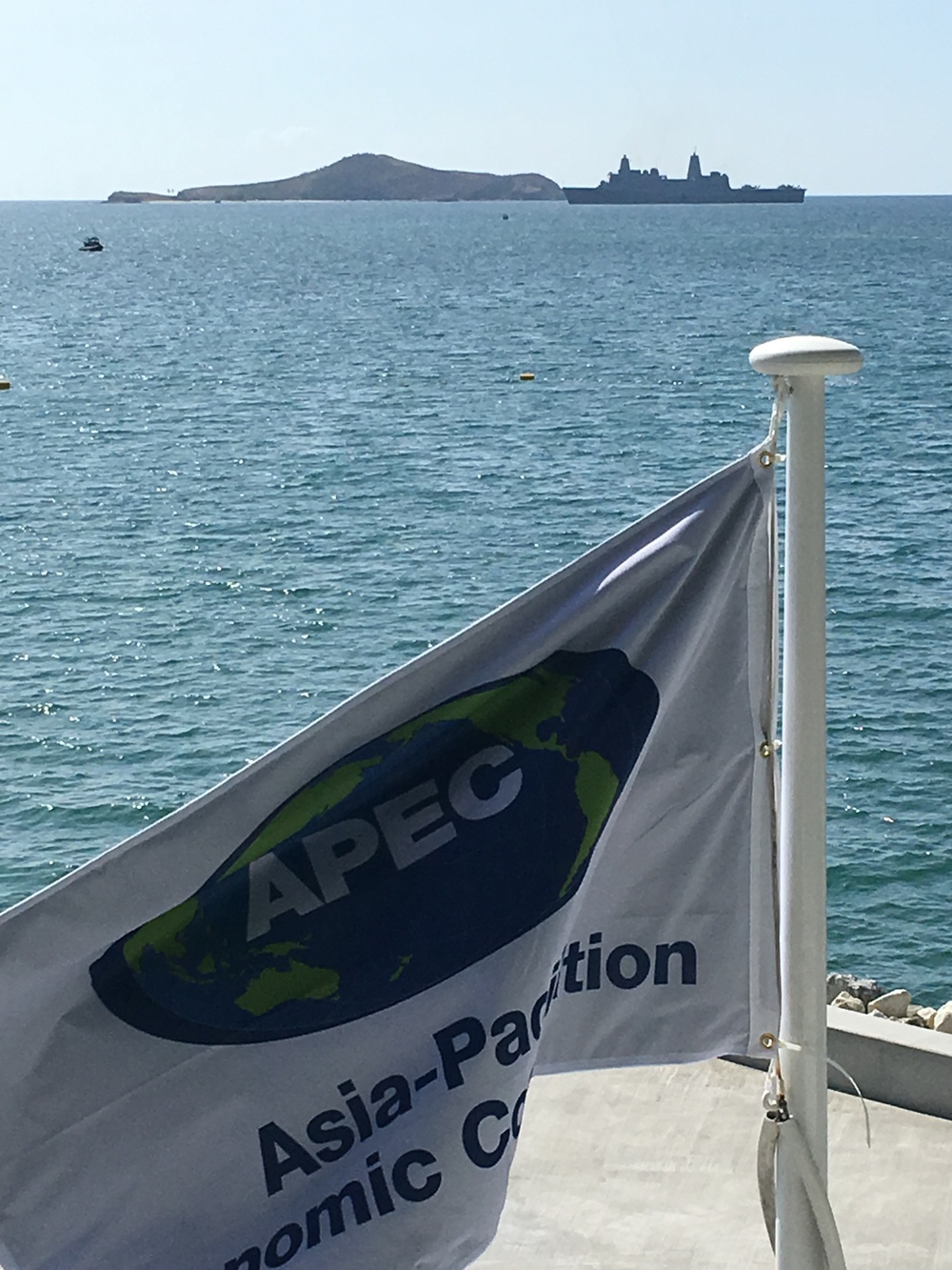 USS Green Bay arrives in Port Moresby