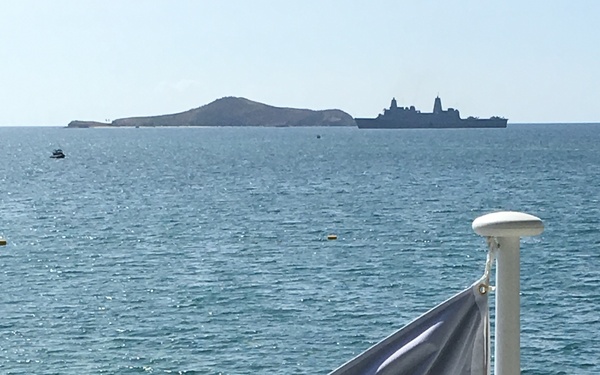 USS Green Bay arrives in Port Moresby