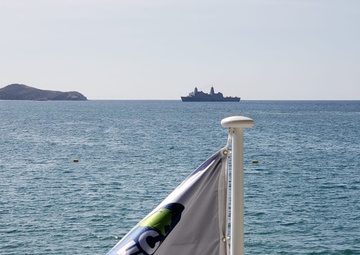 USS Green Bay arrives in Port Moresby