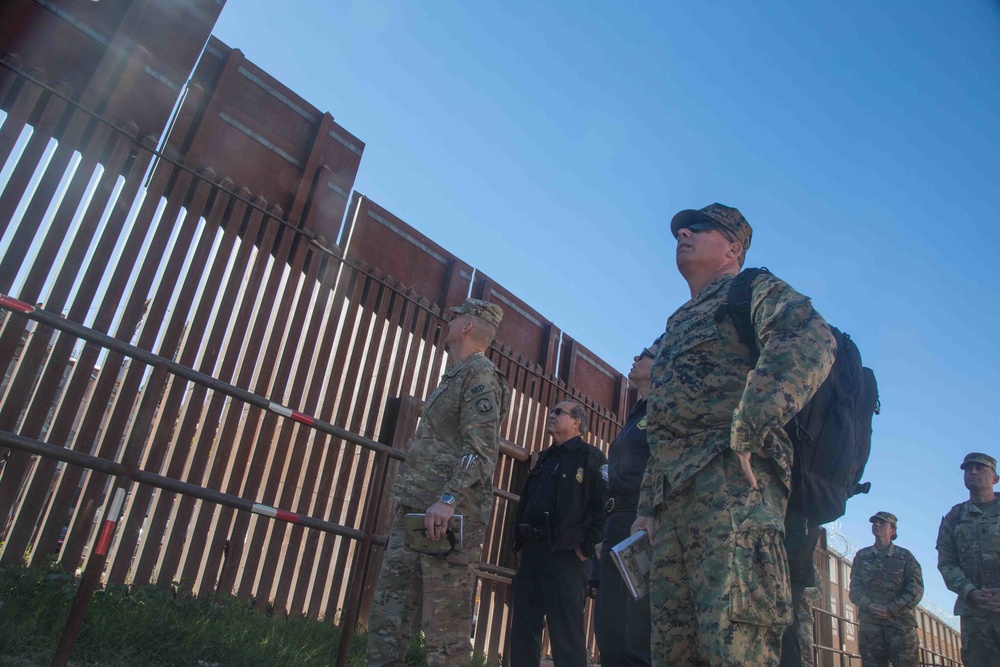 Brig. Gen. S.D. Sklenka visits Morley Gate Border Station and Mariposa Port of Entry
