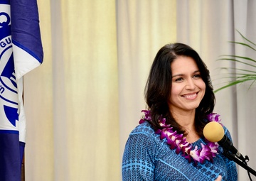 Rep. Tulsi Gabbard gives her remarks