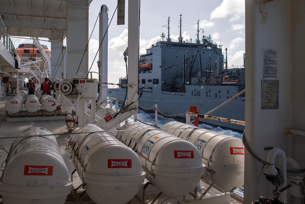 Comfort Conducts Replenishment-at-Sea After Transiting the Panama Canal