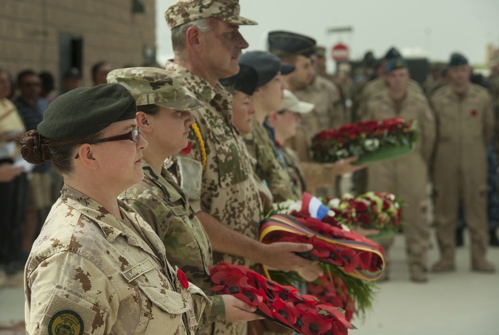 RAF hosts 100-year WWI remembrance service