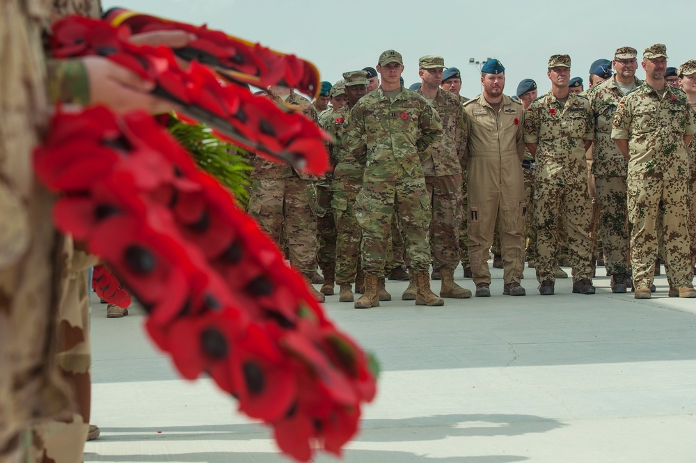 RAF hosts 100-year WWI remembrance service