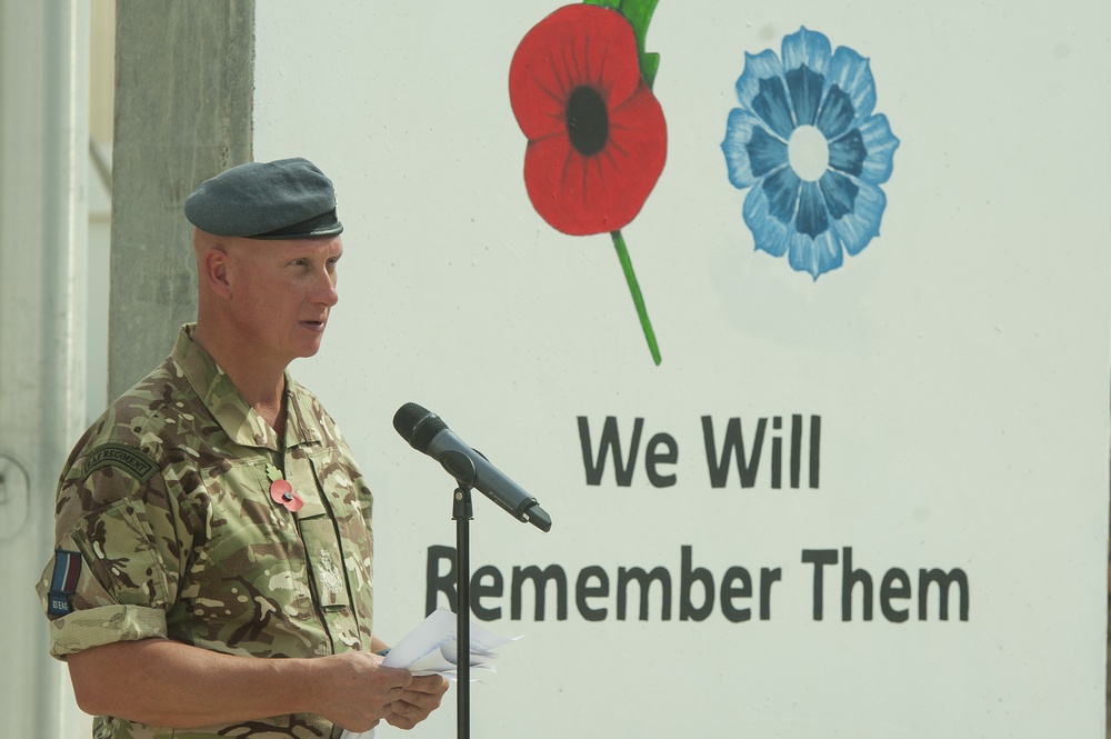 RAF hosts 100-year WWI remembrance service