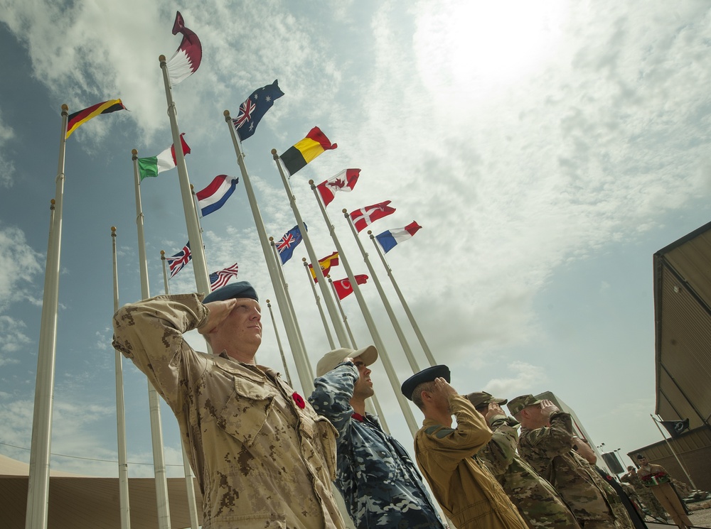 RAF hosts 100-year WWI remembrance service