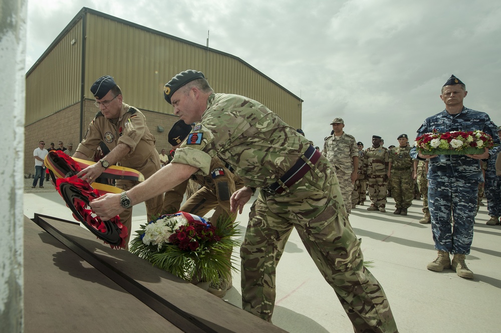 RAF hosts 100-year WWI remembrance service