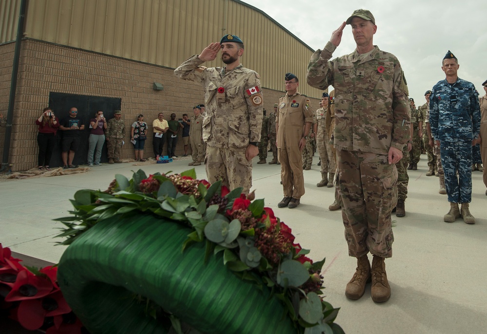 RAF hosts 100-year WWI remembrance service