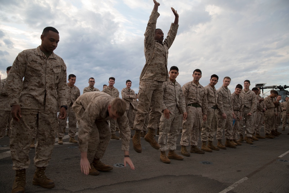 243rd Marine Corps Birthday Aboard USS Anchorage
