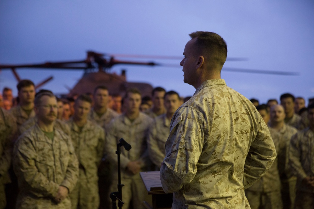 243rd Marine Corps Birthday aboard USS Anchorage