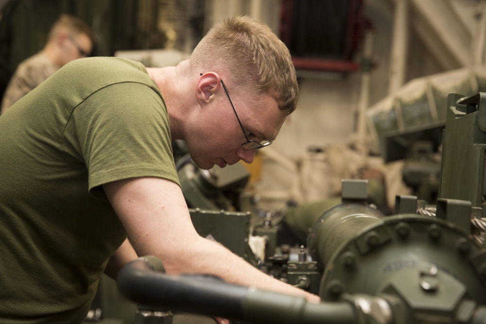 M777A2 Howitzer Cleaning