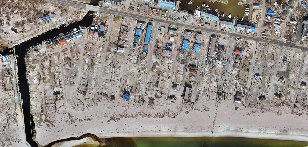 USACE surveys damage and progress on Mexico Beach