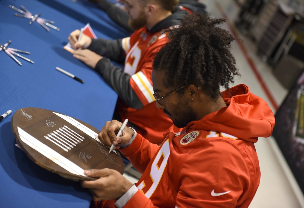 Whiteman welcomes Kansas City Chiefs during meet and greet