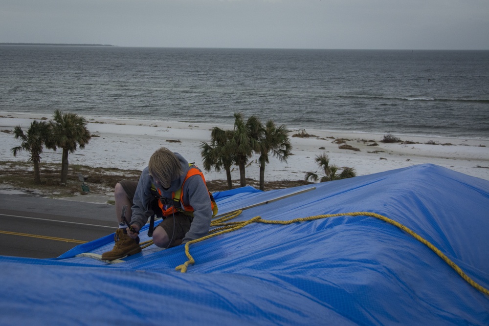 USACE continues Blue Roof installs in Mexico Beach