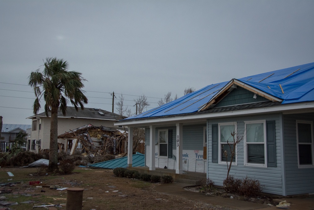 USACE continues Blue Roof installs in Mexico Beach