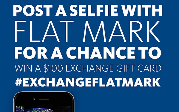 Where’s #ExchangeFlatMark? Exchange Giving Away Eight $100 Gift Cards for Photo with Wahlberg Standee