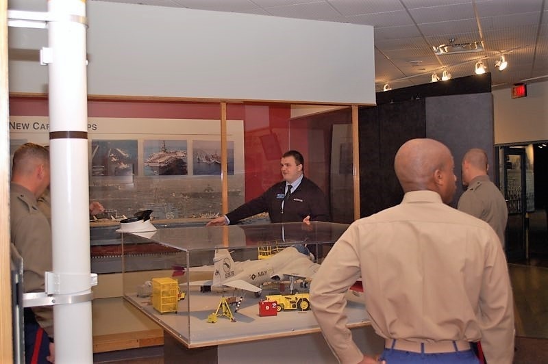 Naval Musuem hosts a guided tour for VMM-744