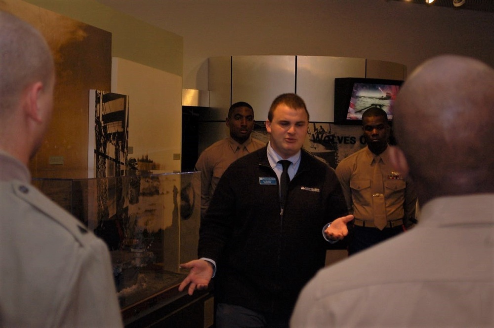 Naval Museum hosts a guided tour for VMM-744
