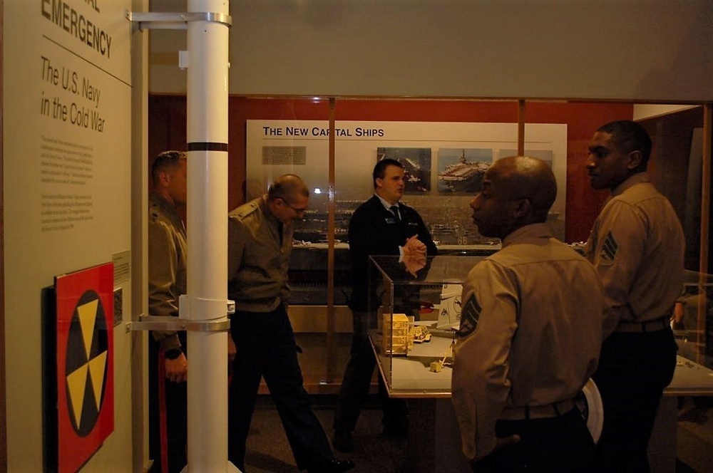 Naval Museum hosts a guided tour for VMM-744