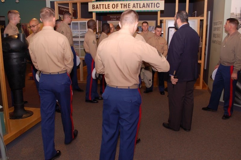 Naval Museum hosts a guided tour for VMM-744