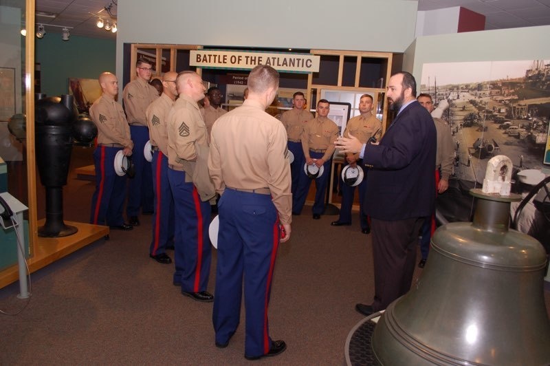 Naval Museum hosts a guided tour for VMM-744