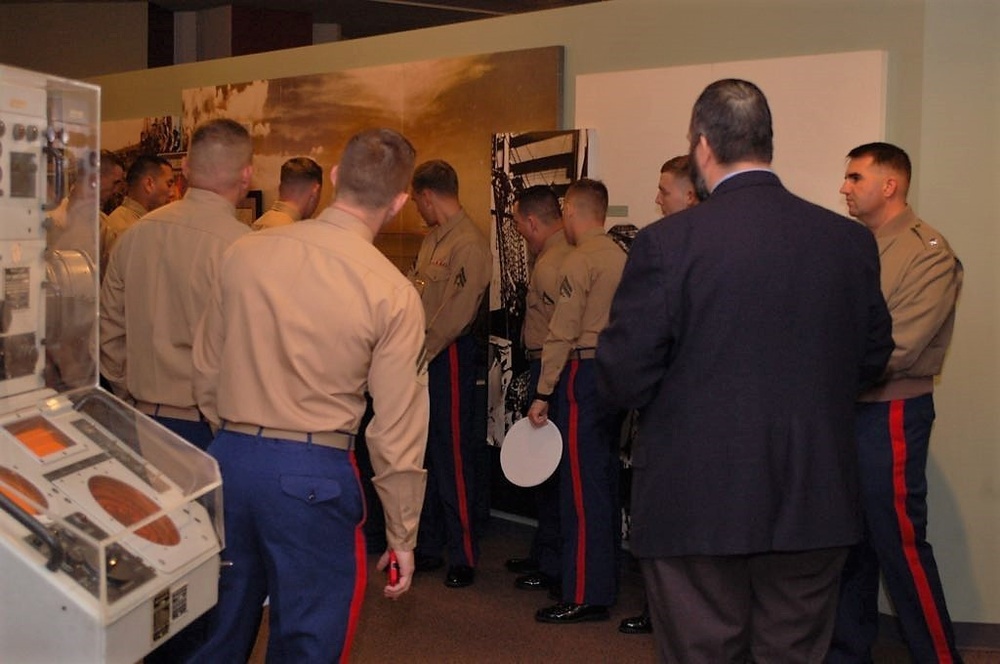 Naval Museum hosts a guided tour for VMM-744