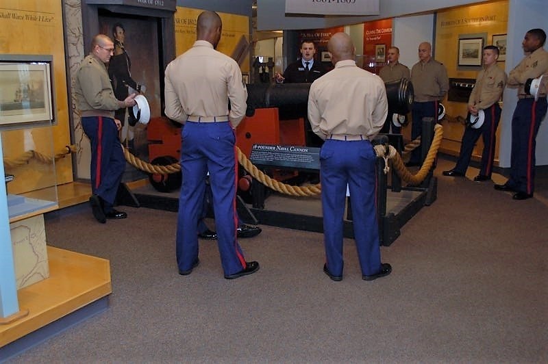 Naval Museum hosts a guided tour for VMM-744