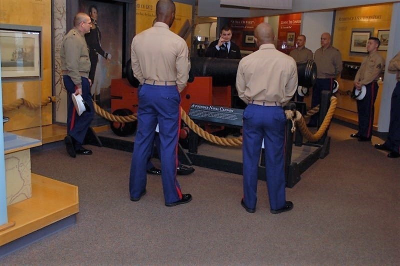 Naval Museum hosts a guided tour for VMM-744