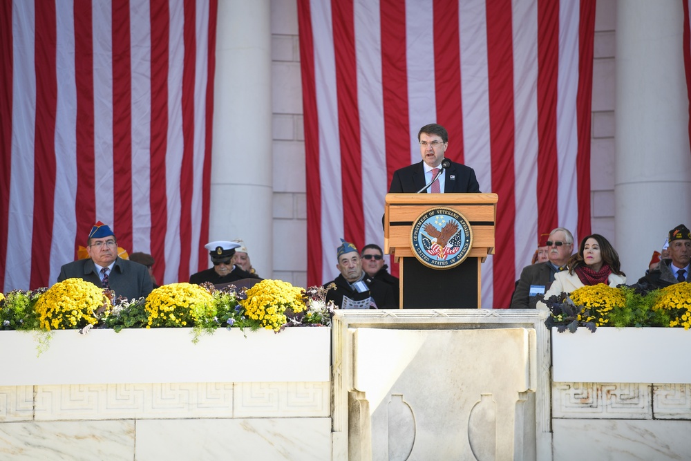 Secretary of Veterans Affairs Honors Veterans