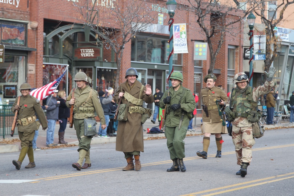 Soldiers support area’s Veterans Day parade